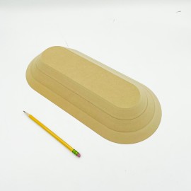 Rounded Rectangular Stack (3 Piece) Pottery Form Set Rounded Rectangular Stack (3 Piece) Pottery Form Set